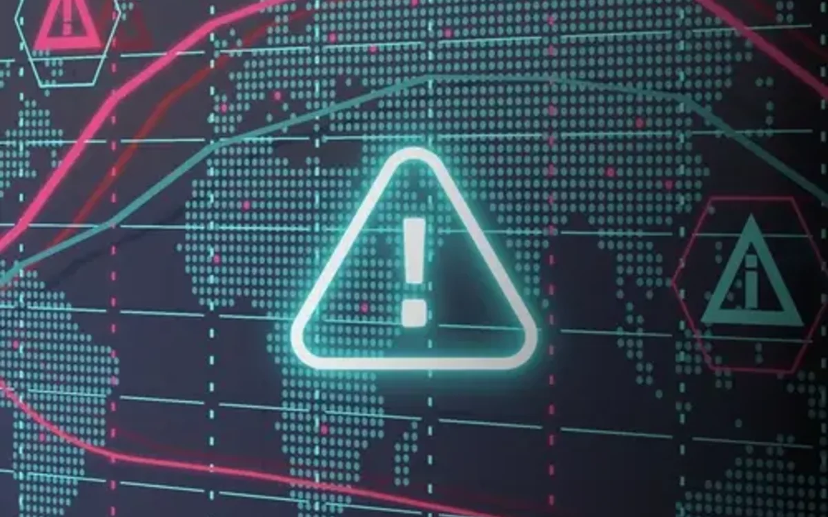 Telecommunications alarm monitoring across a network map